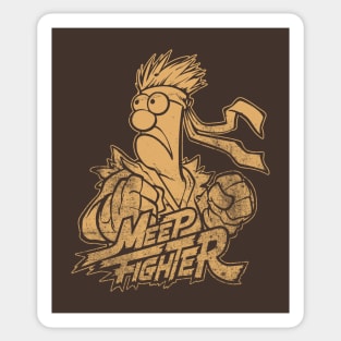 Beaker Meep Brown Sticker